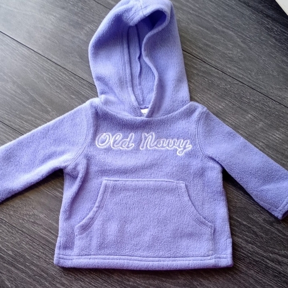 Old Navy Other - Old Navy Kids Lavender Hoodie 6-9 Months Baby Girl Boy Sweatshirt
